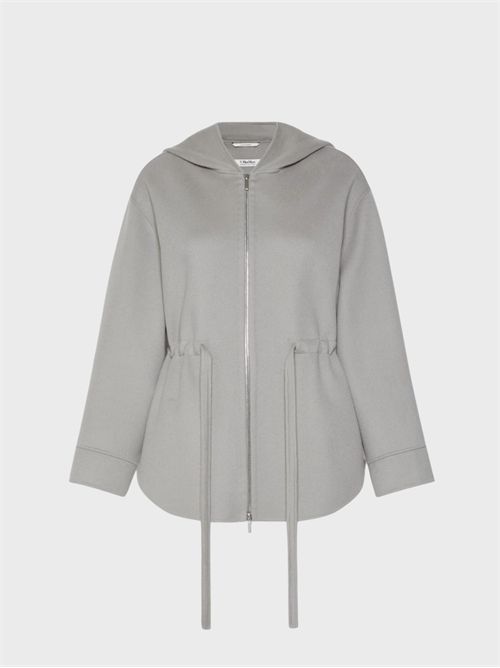 Cappotto corto in pura lana con cappuccio e coulisse in vita S' MAX MARA | 2629086061600056